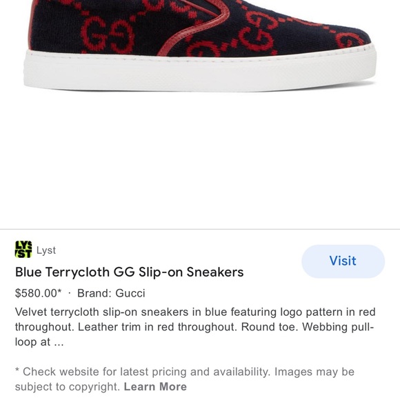 Suede double G Gucci slip ons main image 5